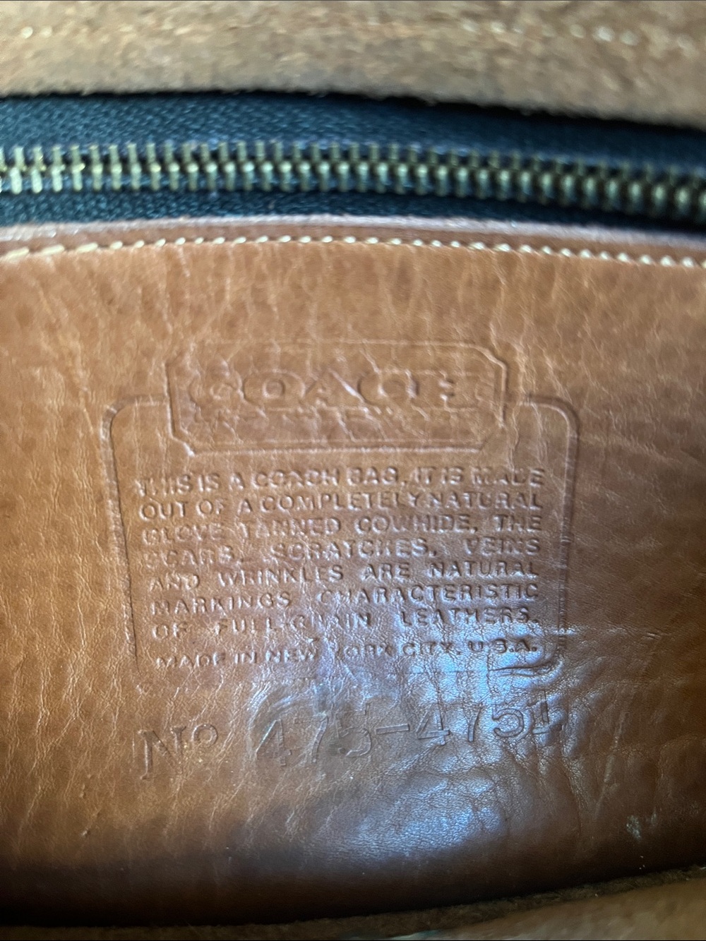 Coach Brown Leather Turn-Lock Crossbody - Picture 6 of 7